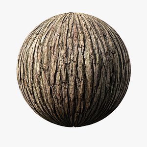 3D Black walnut PBR tiled texture 8K model