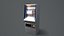 Metro ticket machine 3D