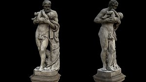 ancient figure greek sculpture zeus photogrammetry 3D model