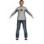 LowPoly Teen Girl