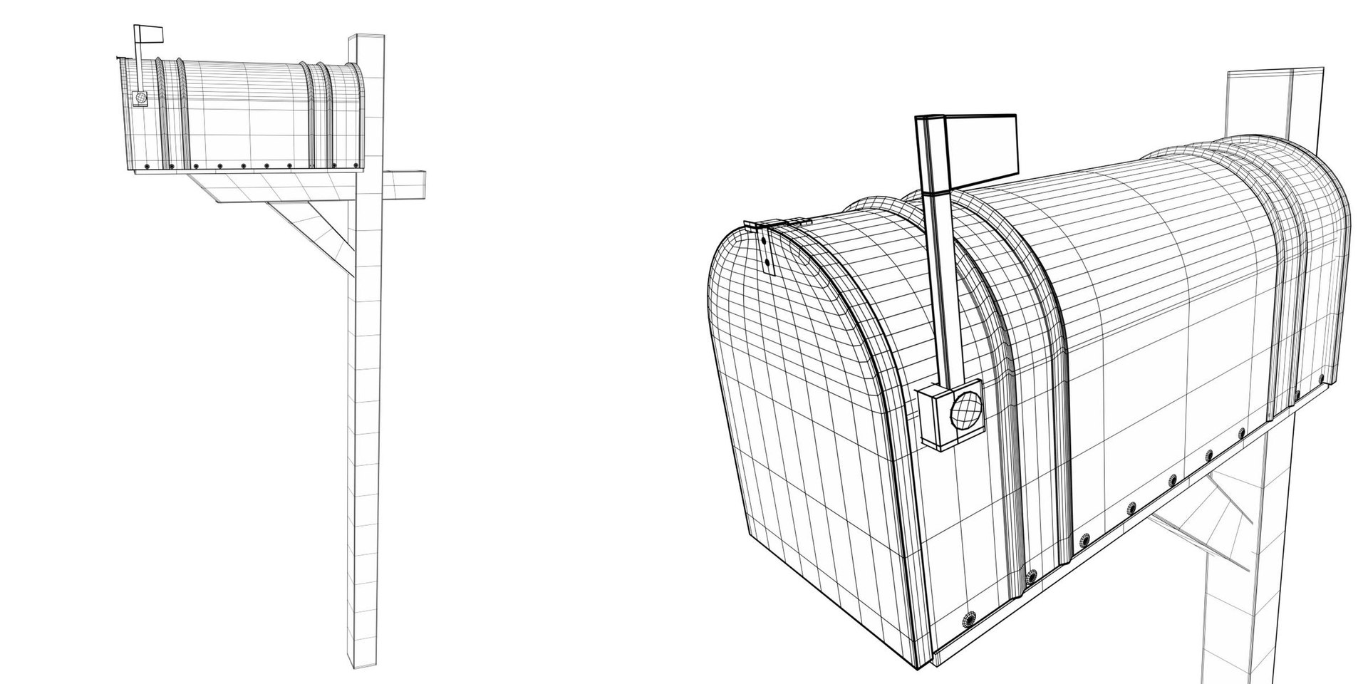 3D letter box model - TurboSquid 1343016