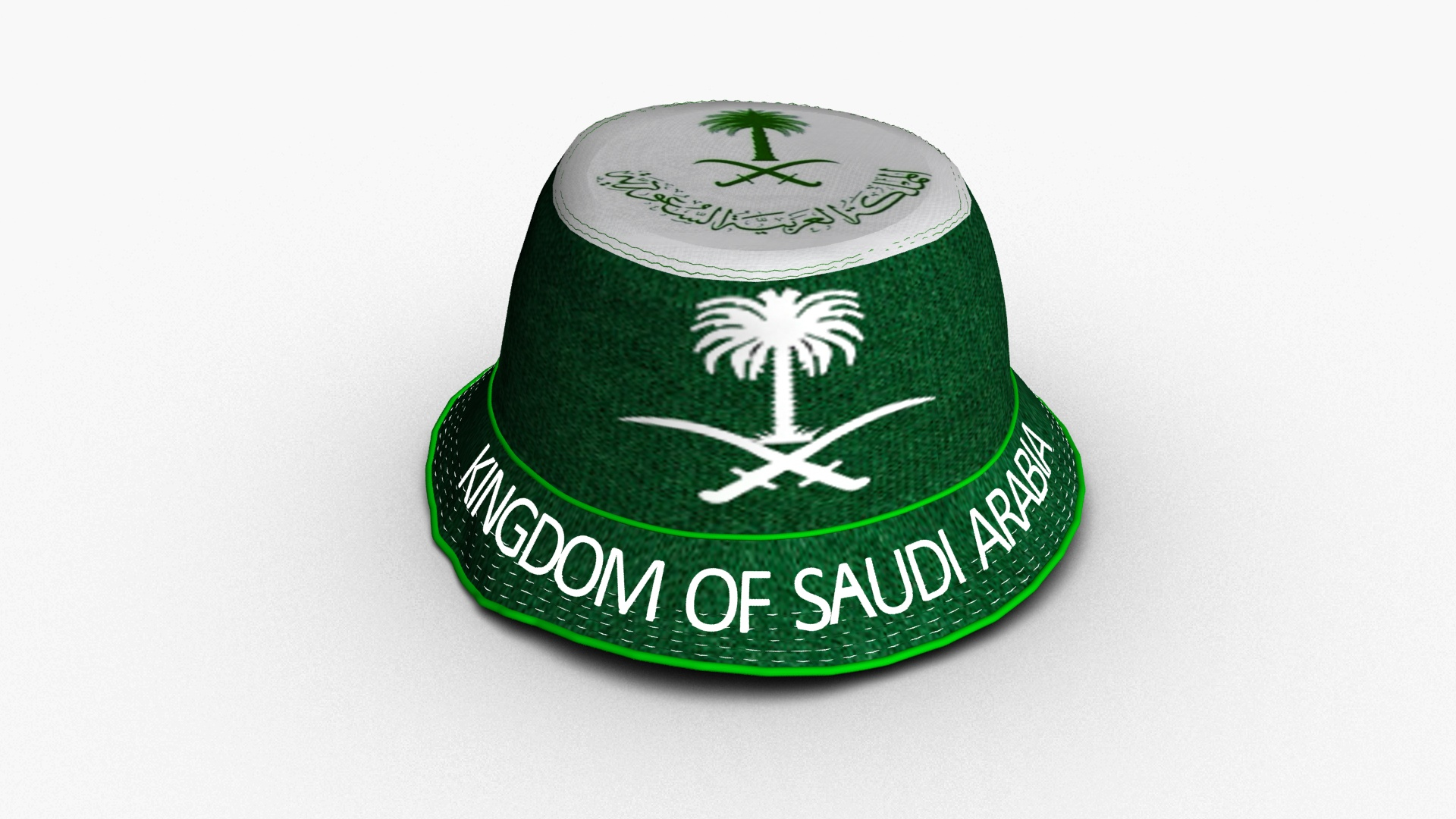 3D Saudi Bucket Hat - TurboSquid 2437010