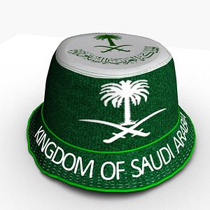 3D Saudi bucket hat
