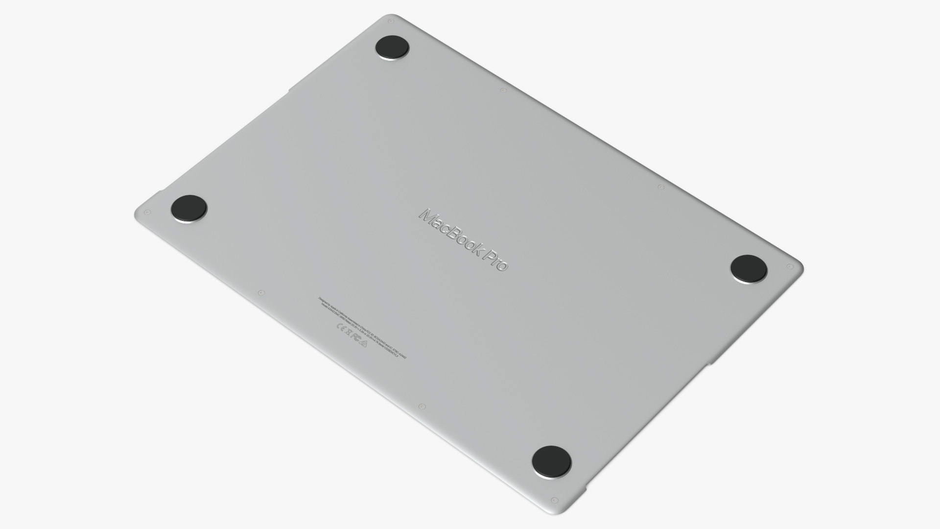 Lower Case MacBook Pro 14 M2 3D model preview