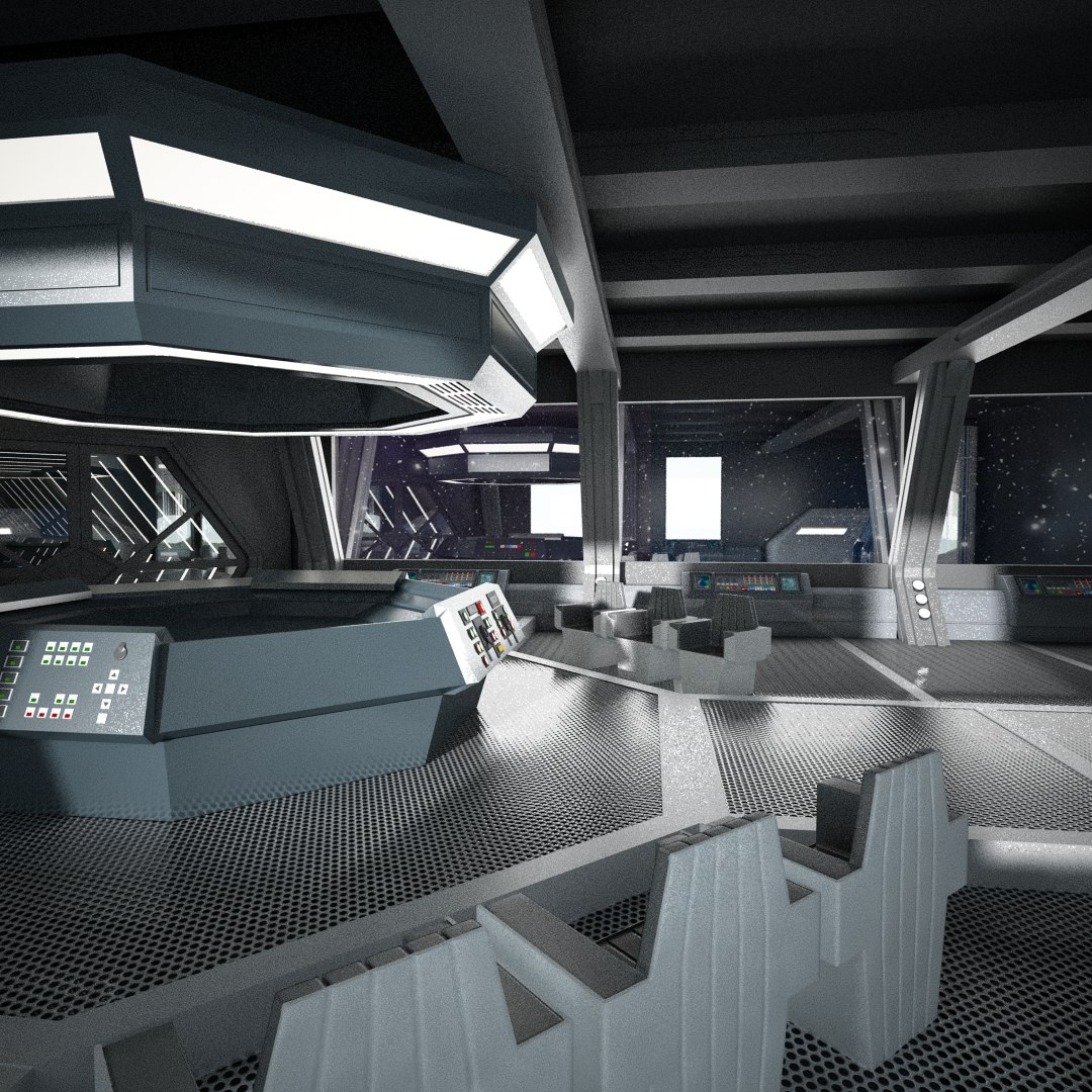 Spaceship Interior 3D Model - TurboSquid 1708804