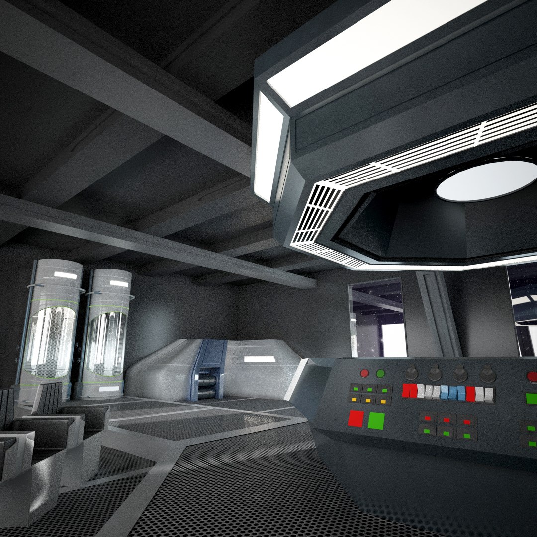 Spaceship Interior 3D Model - TurboSquid 1708804