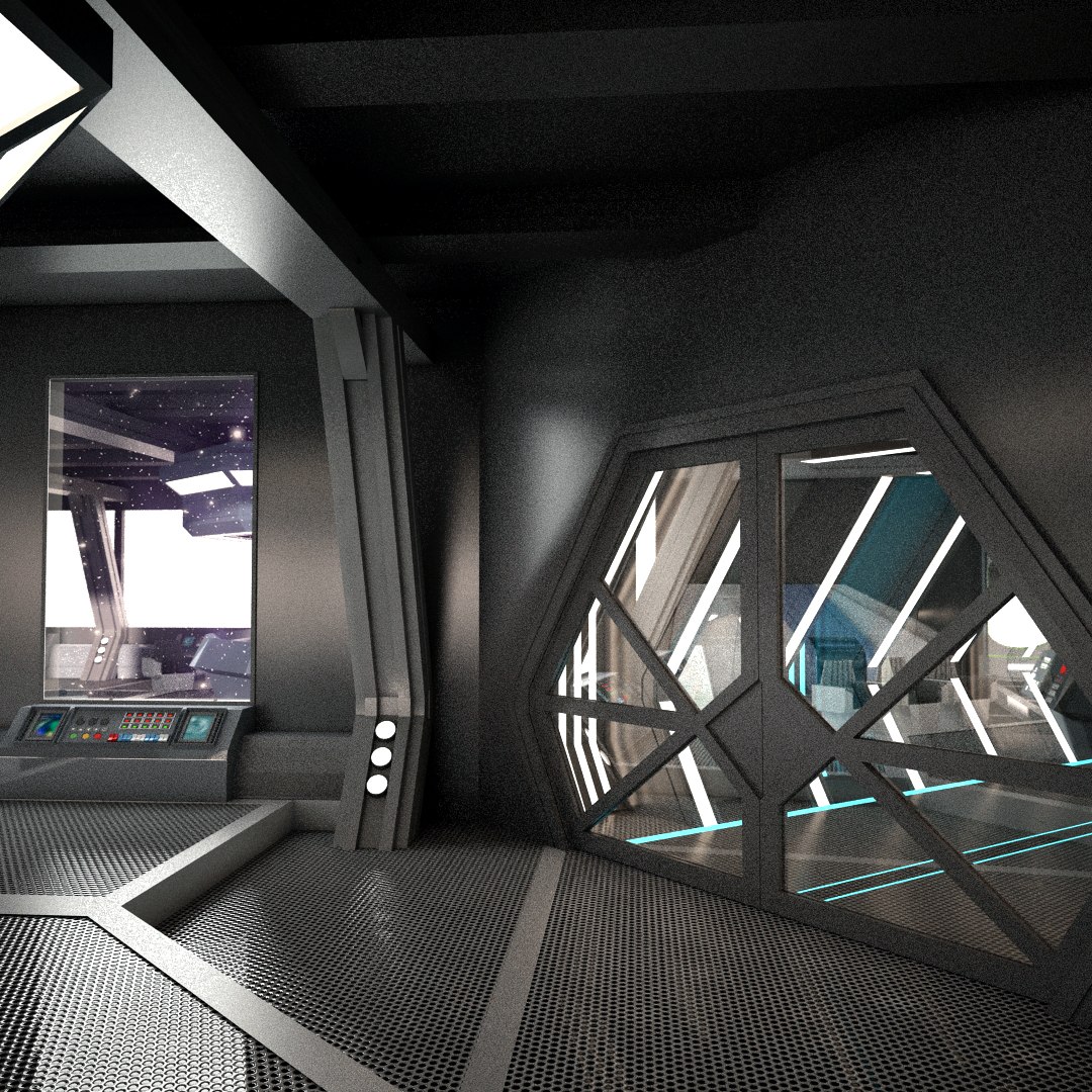 Spaceship Interior 3D Model - TurboSquid 1708804