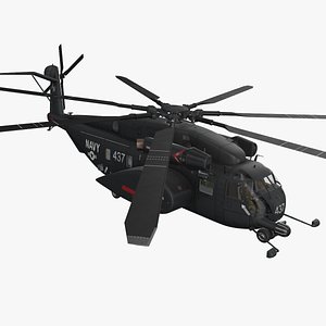 3D MH-53E Sea Dragon US Navy 2 Basic Animation model