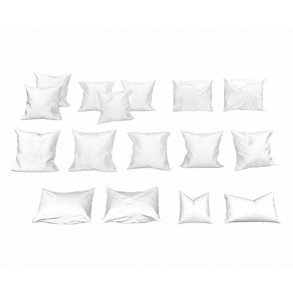 Solid Pillow Set 3D model