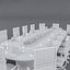 Meeting Table 3D Model 04
