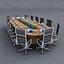Meeting Table 3D Model 04