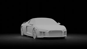 3D Audi R8 V10 2016