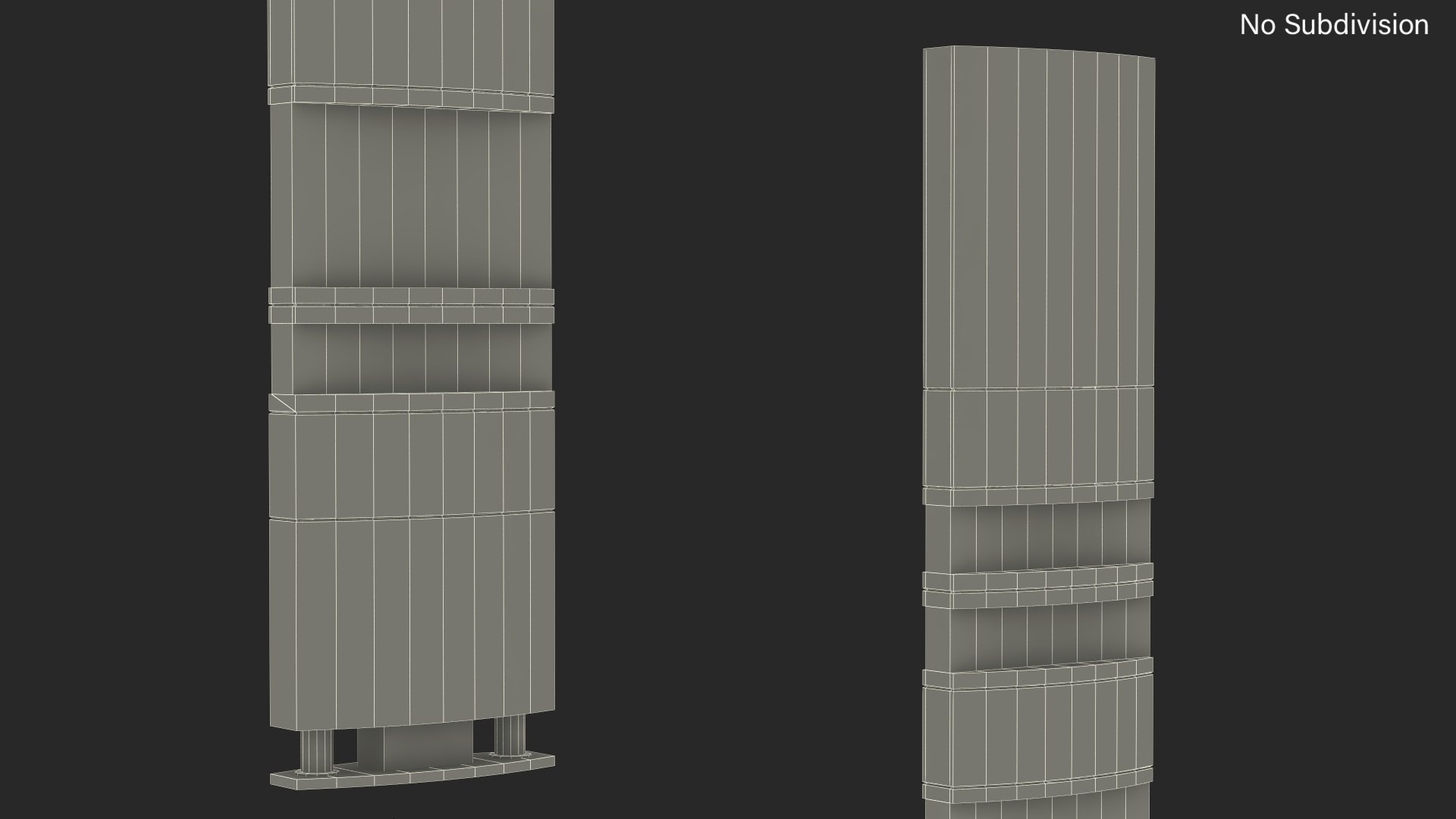Gas Station Advertisement Column Model - TurboSquid 2117277
