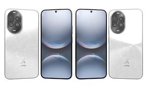 3D Huawei Nova 14 Lite Frost White model