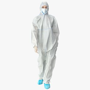 Elizabeth Uniform Medical 02 Walking Pose 02