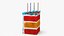 Fetta di torta di compleanno con candele