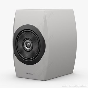 3d model bookshelf technics sb-c700 white