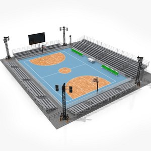 Outdoor Basketball Stadium
