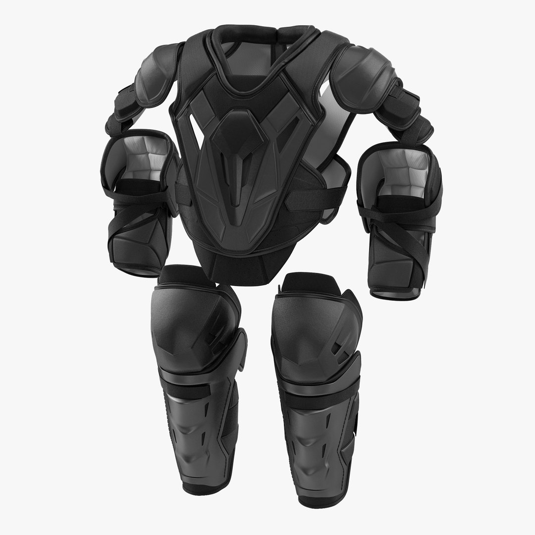 Hockey Protective Gear Kit 3D model preview