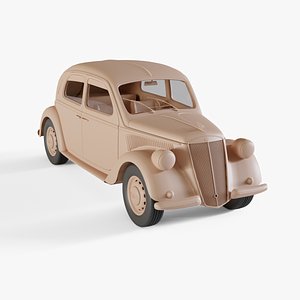 1939 Lancia Ardea 3D model