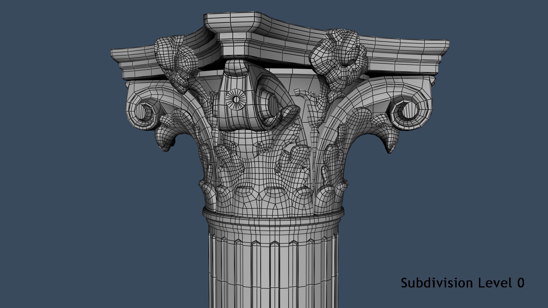simplified corinthian collumn 3D model https://p.turbosquid.com/ts-thumb/bV/e3yuAz/OoPgEdkk/wire04/png/1576084143/1920x1080/fit_q87/5ad4df12ab1ed1d4de44c67357dc5fa0f528248f/wire04.jpg