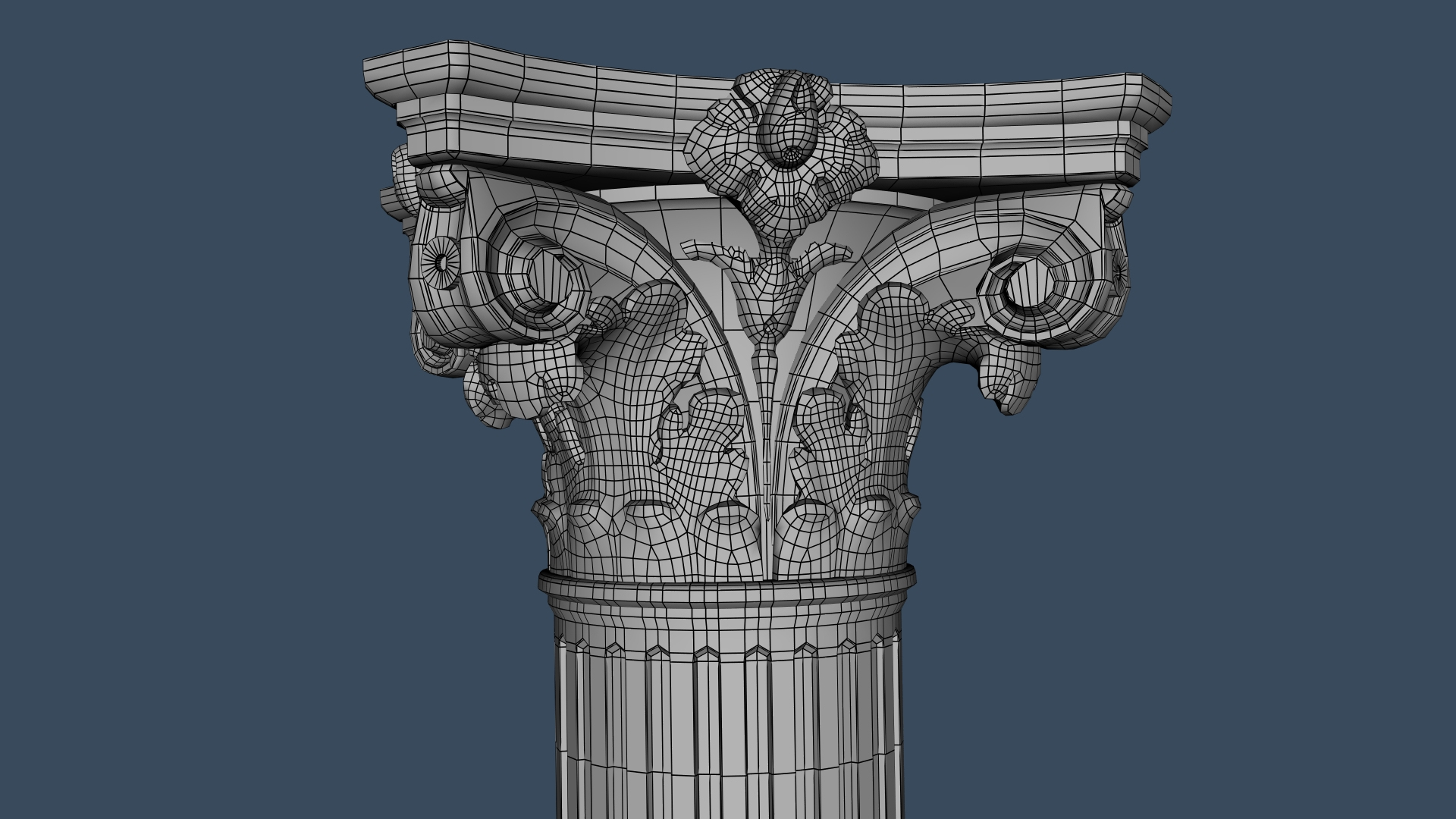 simplified corinthian collumn 3D model https://p.turbosquid.com/ts-thumb/bV/e3yuAz/UaqBzZ7W/01/jpg/1576083087/1920x1080/turn_fit_q99/29e65c62649b6a85d31e644080ca76b4180c44f0/01-1.jpg