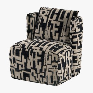 Graham and Green Vera Club Chair 3D