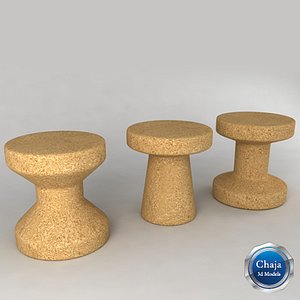 Cork Family Stool - Jasper Morrison