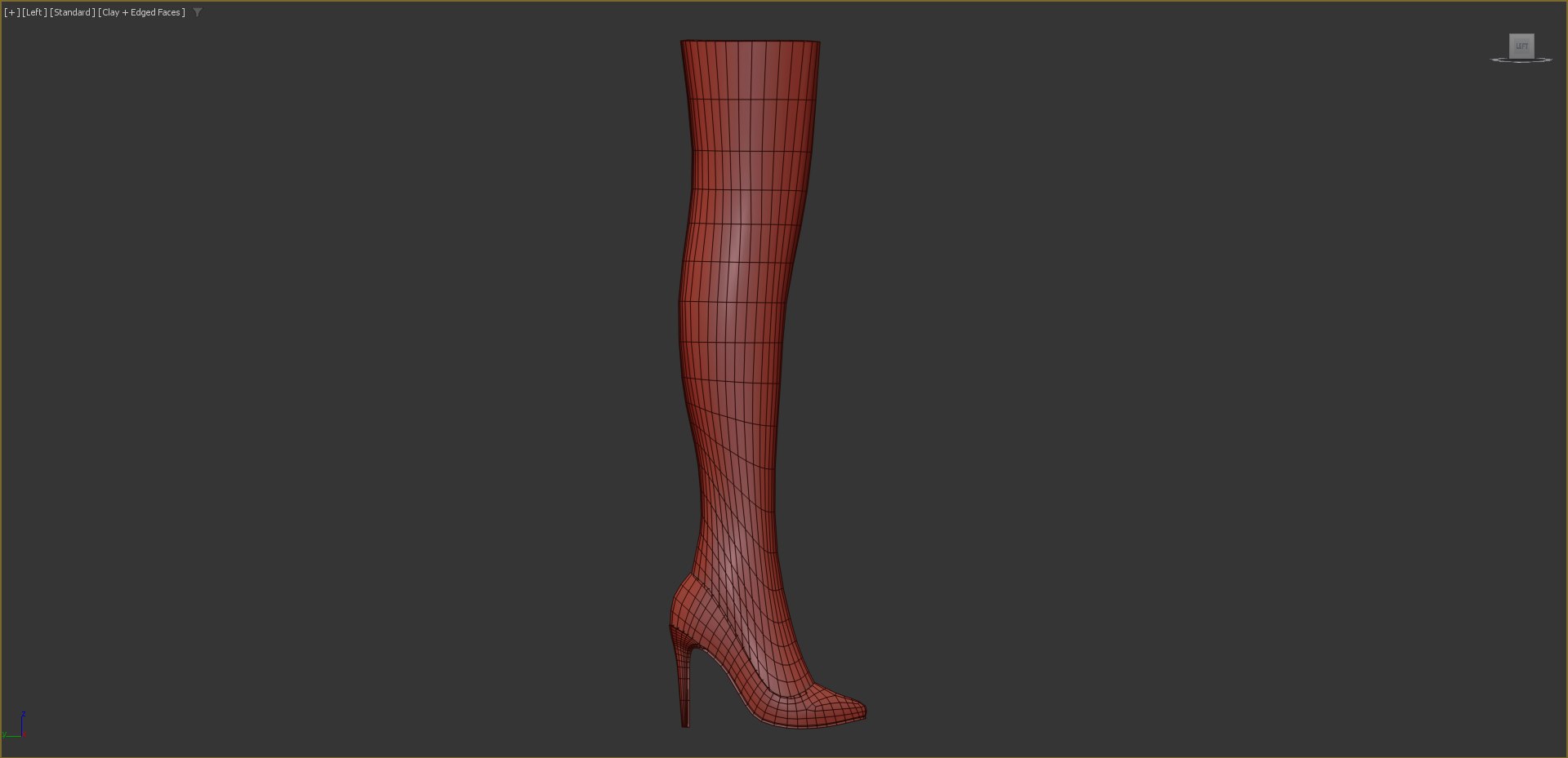 Female High Heeled Boots 3D Model - TurboSquid 1867184