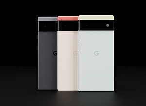 3D model Google Pixel 6 in Official Colors and Design