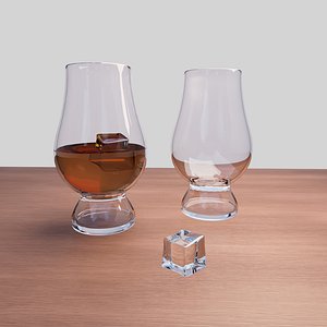 Tasting Whisky Glass model