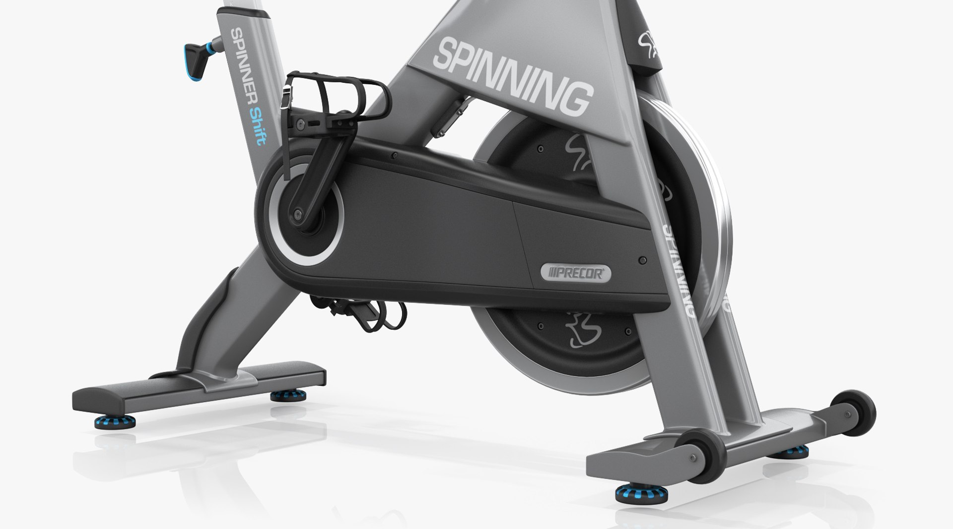 Precor Exercise Bike 3D Model TurboSquid 1225359