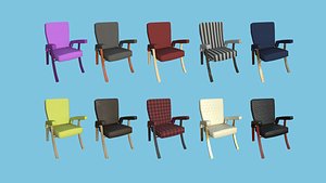 10 Armchair Collection - Furniture Interior Design 3D model