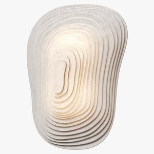 Forestier wall lamp Nebulis M 3D