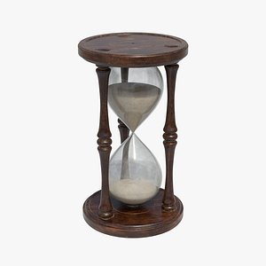 old hourglass 3D