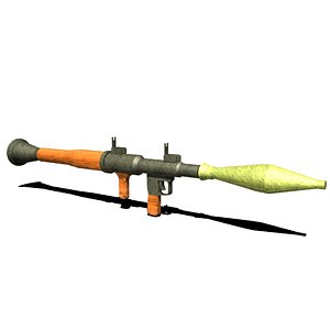 Arma de jogo portátil de lançador de mísseis RPG-7 AAA Modelo 3D $39 -  .unknown .upk .3ds .fbx .max .obj - Free3D