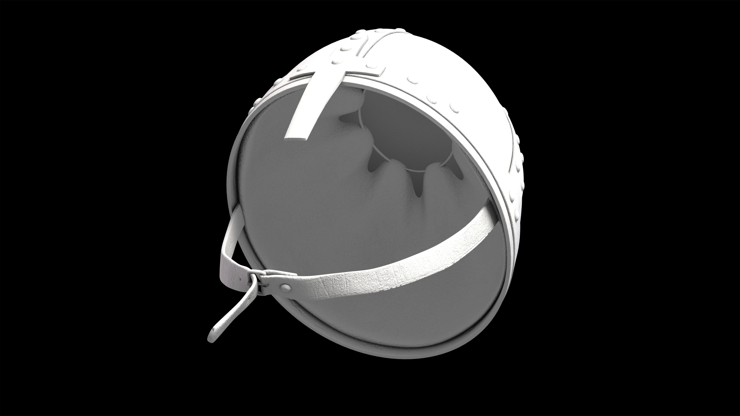 saxon helmet 3d model