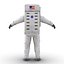 3d model astronaut nasa wearing spacesuit