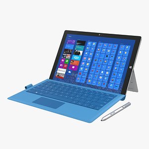 Microsoft Surface Pro 3 Rigged