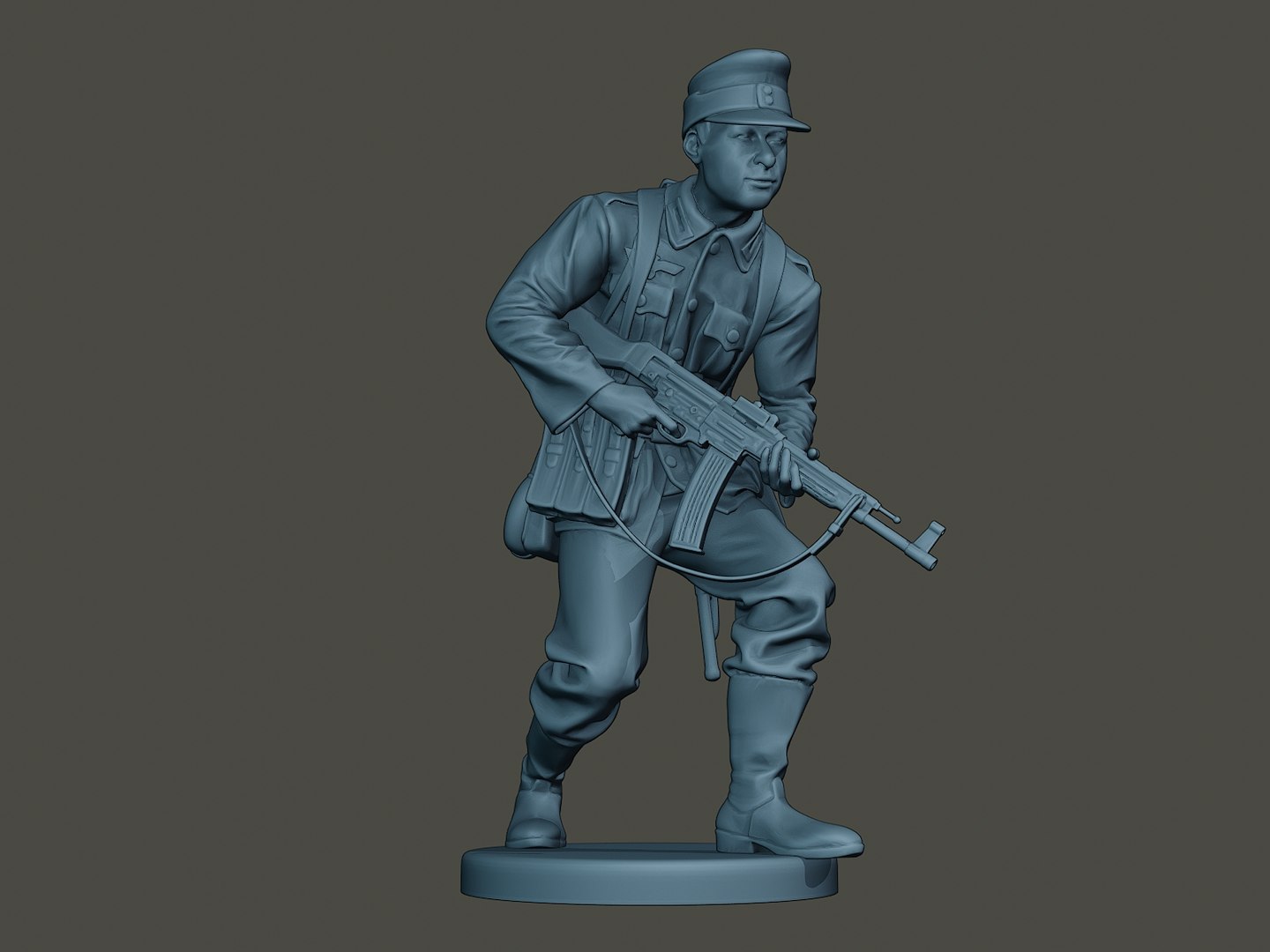 German Soldier Ww2 Action Model - TurboSquid 1497646