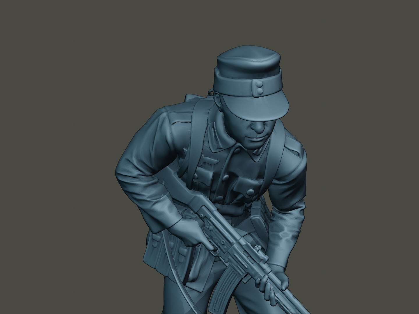 German Soldier Ww2 Action Model - TurboSquid 1497646