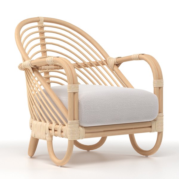 3D rattan chair lounge model - TurboSquid 1570568