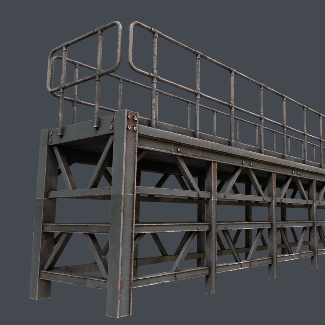 3D Modular Industrial Catwalk model https://p.turbosquid.com/ts-thumb/bW/1Fr2QZ/YP/catwalk001/jpg/1752067069/1920x1080/fit_q87/d4923cf76c83bb6a9b4a0b1e1158b669b9ef2597/catwalk001.jpg