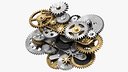 Clockwork Gear Mechanism Mixed