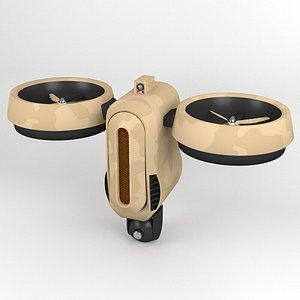 Futuristic Surveillance Drone