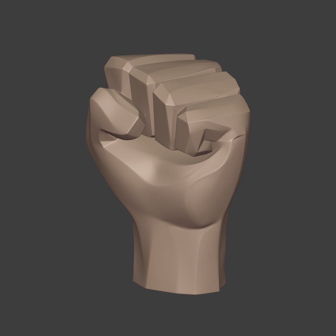 Abstract Hand Figurine 3D Model - TurboSquid 2232925