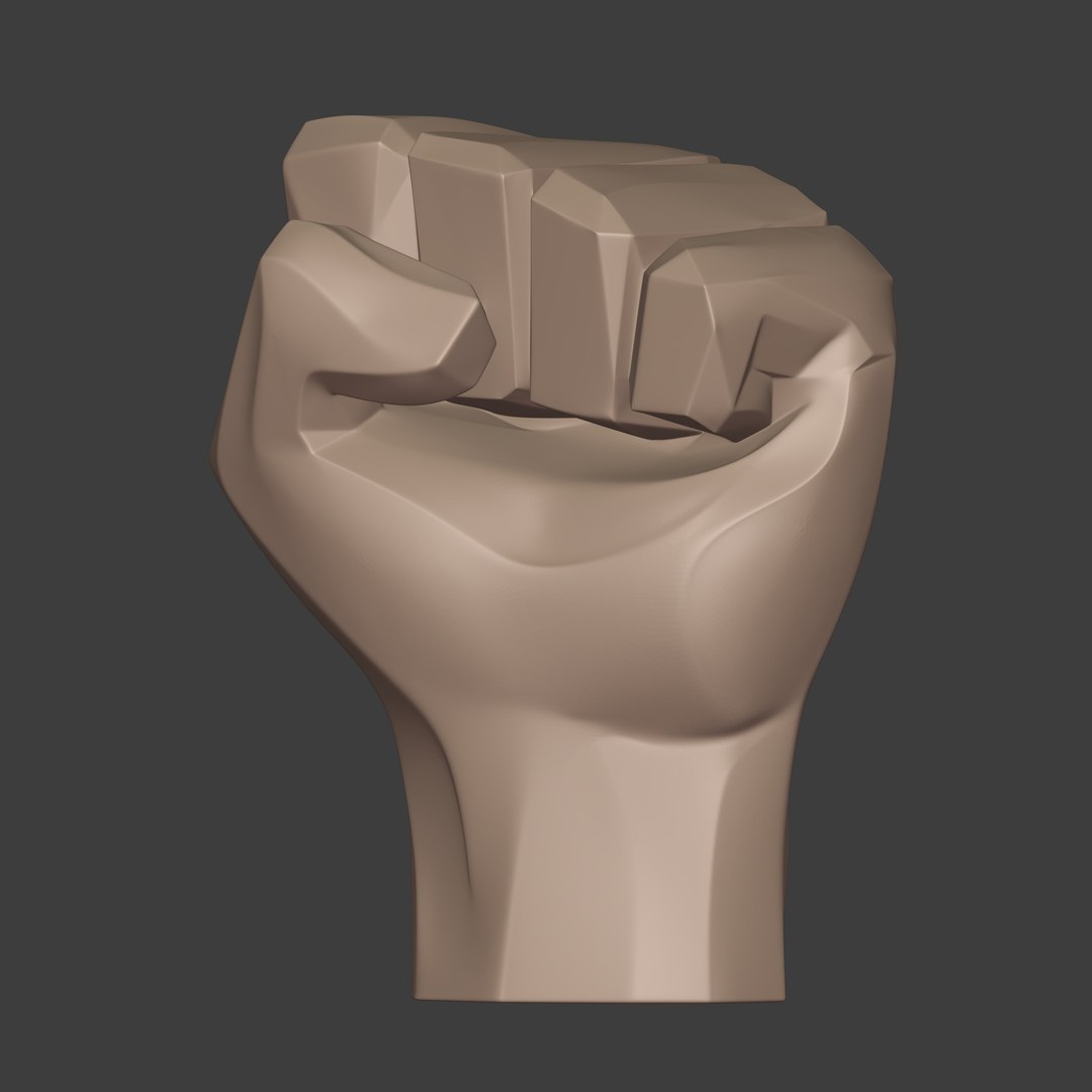 Abstract Hand Figurine 3D Model - TurboSquid 2232925