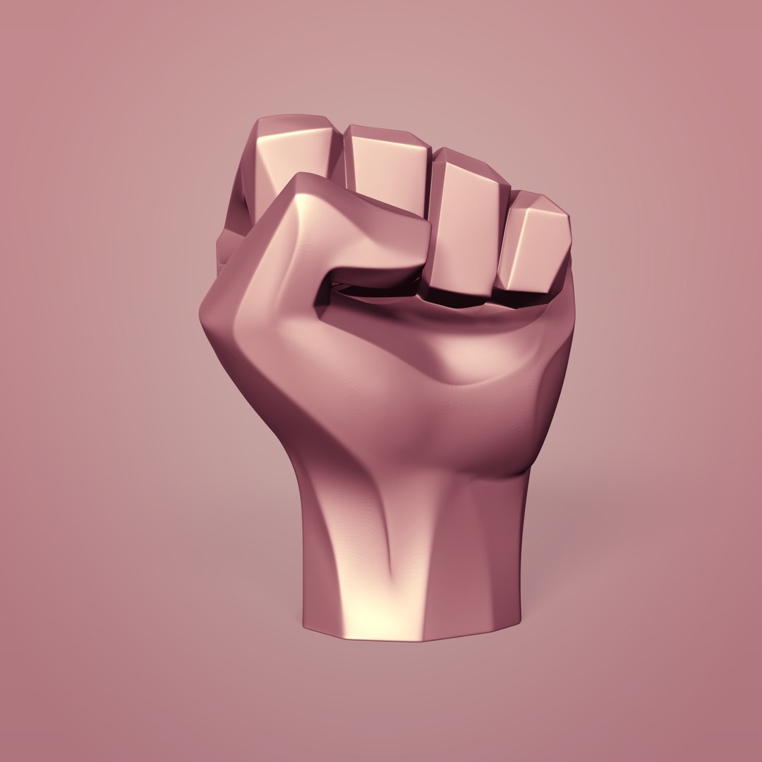 Abstract Hand Figurine 3D Model - TurboSquid 2232925
