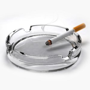 3d max ashtray cigarette