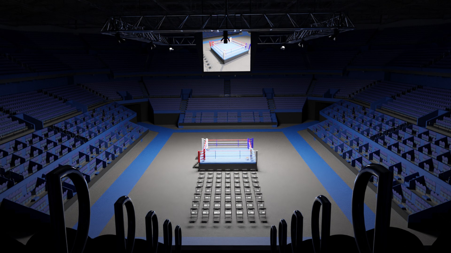 3D Boxing Arena - TurboSquid 2205363